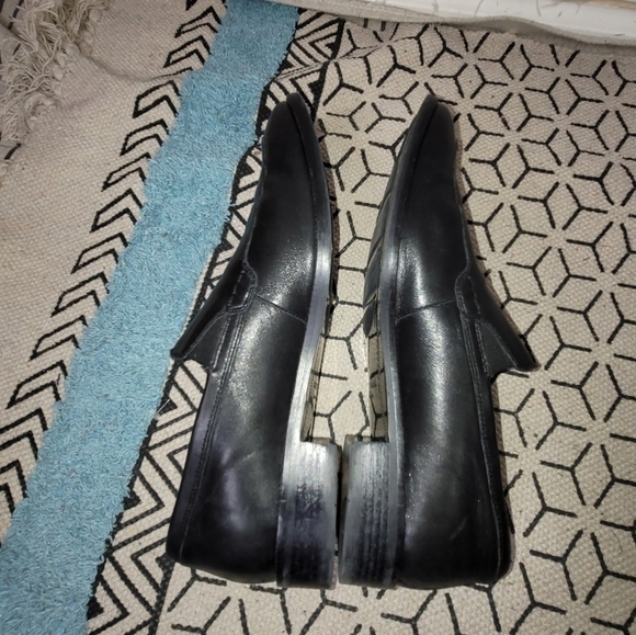 COLE HAAN GRAND OS BLACK LEATHER LOAFERS, SZ 11.5 - Picture 10 of 14